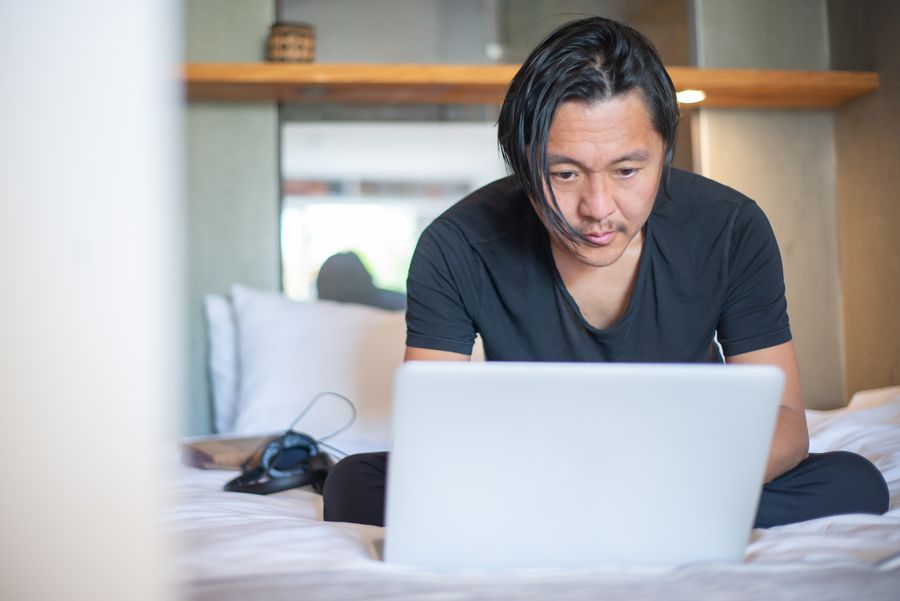 Freelance en situation de travail.